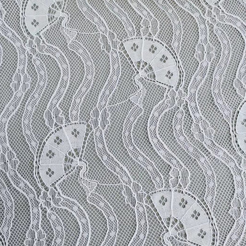 Lace Fabric Dress Cutwork Nylon for Women's Wear Wholesale Supplier 2